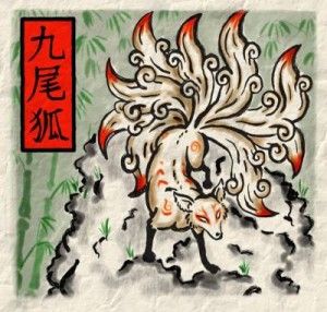 лиса в японской мифологии